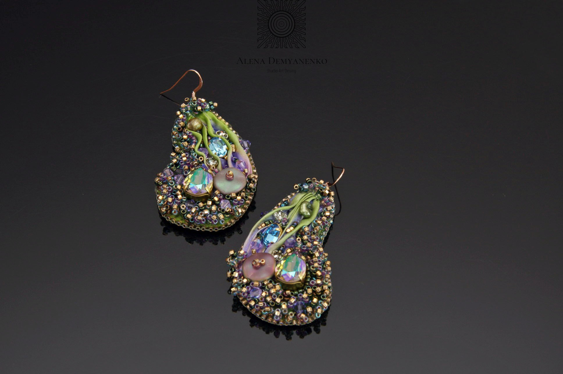 Серьги Модная груша