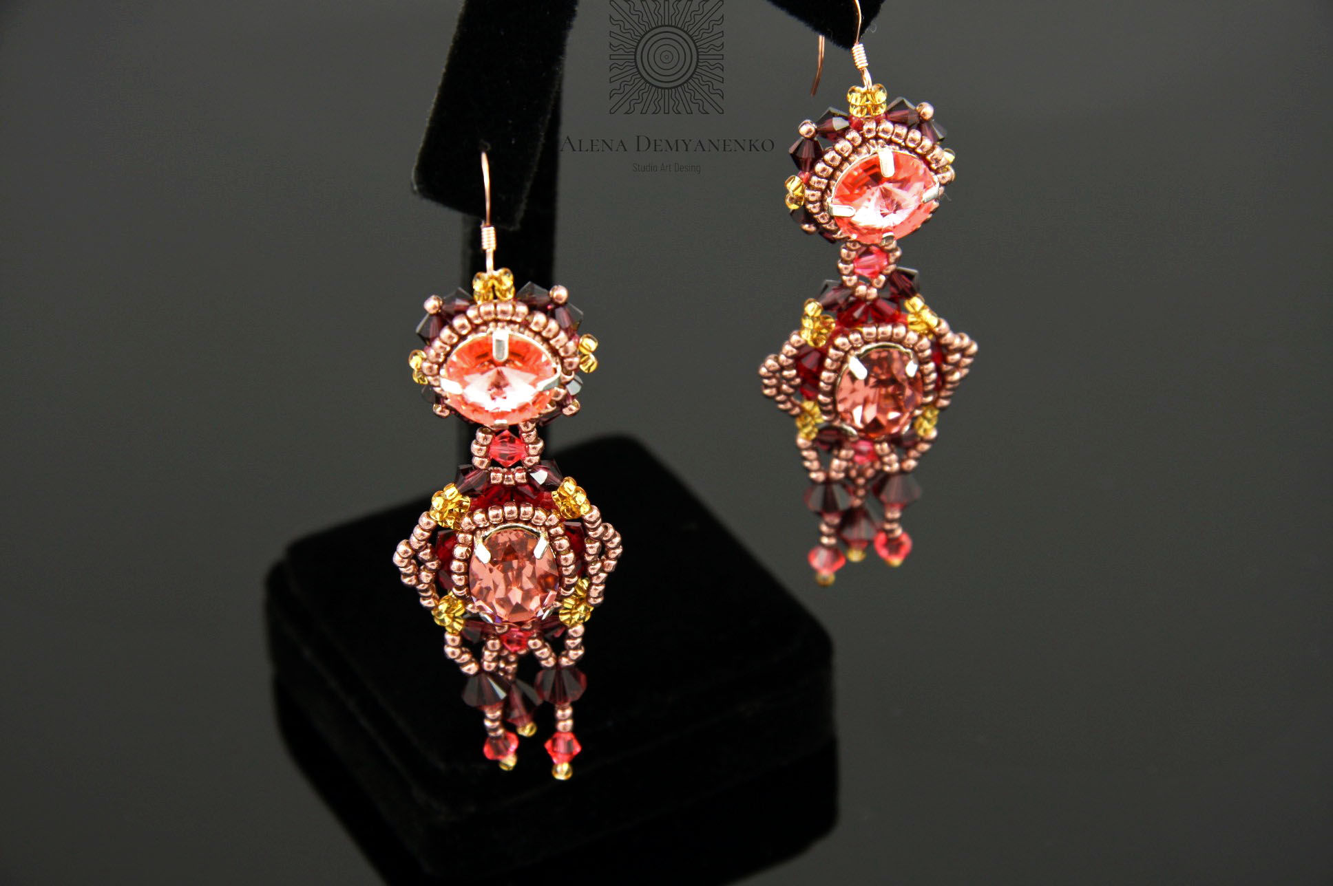 Серьги Vintage Rose