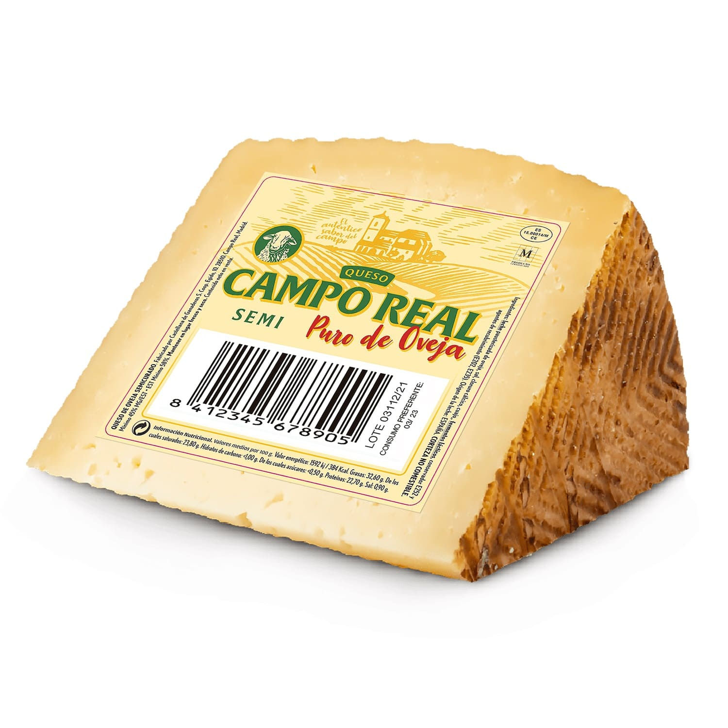  Cuñas Campo Real Semicurado Oveja 360g