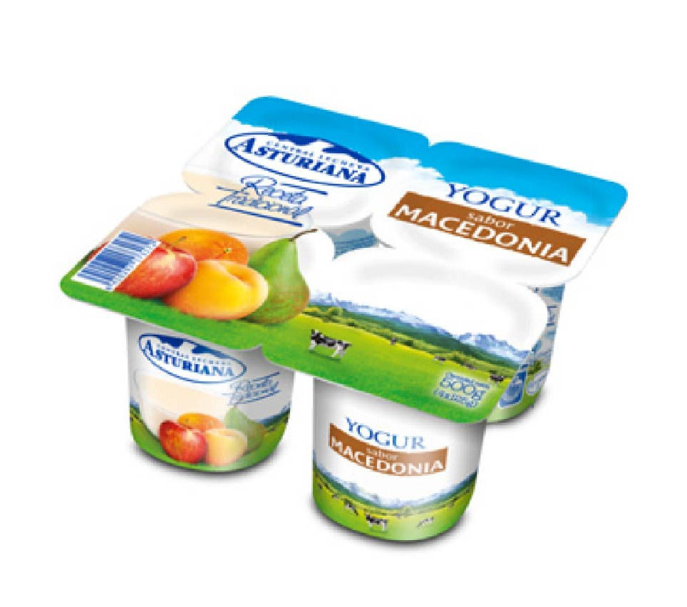 Yogur Sabor Macedonia Pack 4