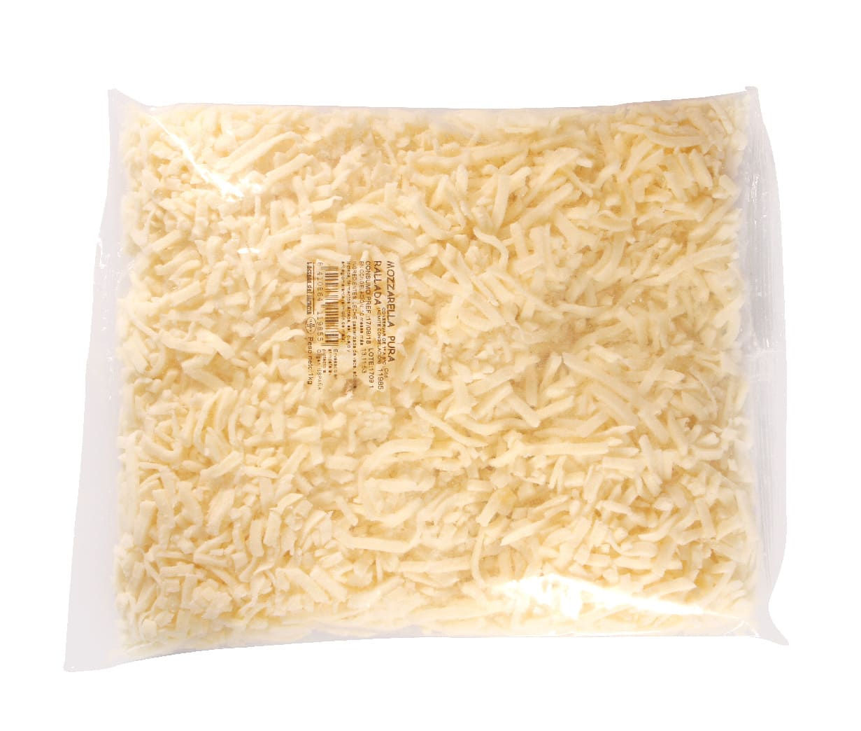 MOZZARELLA PURA RALLADA 1KG