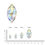 Thumbnail: Violet Lavender Sew On Glass Crystal Navette Rhinestones 7x15mm 9x18mm Gemstones