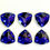 Thumbnail: Cobalt / Indigo - Sew On Crystal 3272 Trilliant Flatback Rhinestones - Premiu...