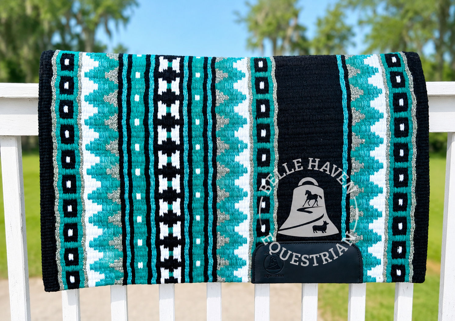 Turqua Teal Belle River Show Pad 34x42