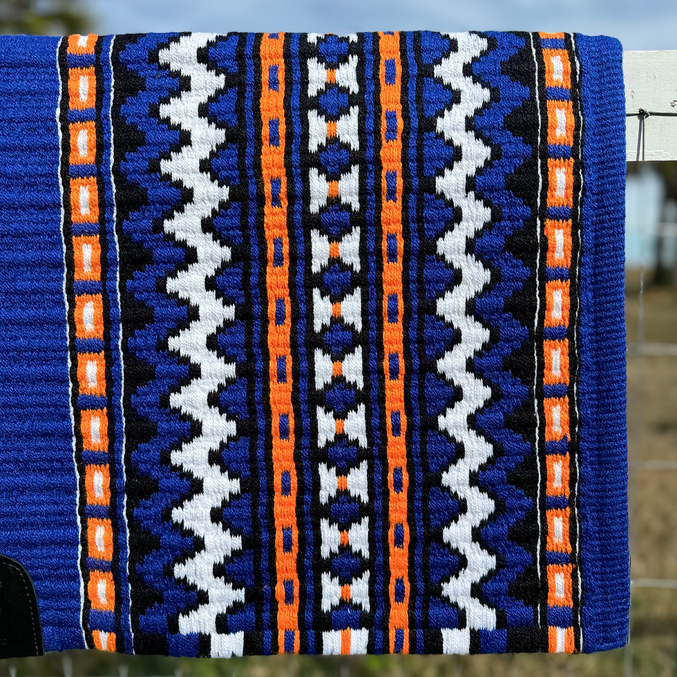 Thumbnail: Orange & Blue Belle River Show Pad