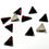 Thumbnail: Dark Siam Isosceles Triangle Sew On Glass Rhinestone Crystal 18x21mm & 25x28mm