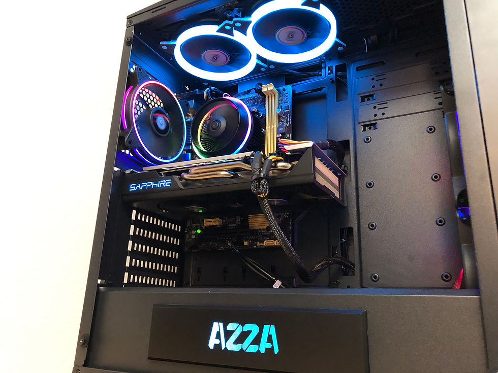 Thumbnail: Custom RGB Gaming PC Intel i5, 16gb, RX 580 4gb, Windows 10, Office 2019