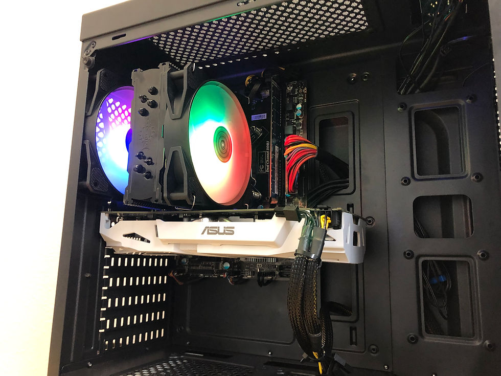 Thumbnail: Custom RGB Gaming PC Intel i7 3.40Ghz, GTX 1060 3gb, Windows 10, Office 2019