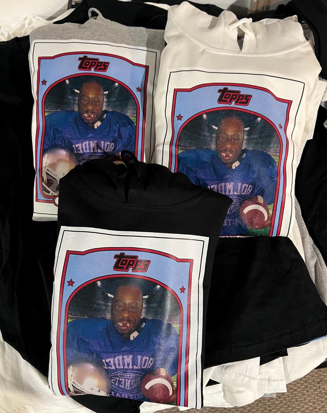 BEETLEJUICE TOPPS FOOTBALL HOODIE