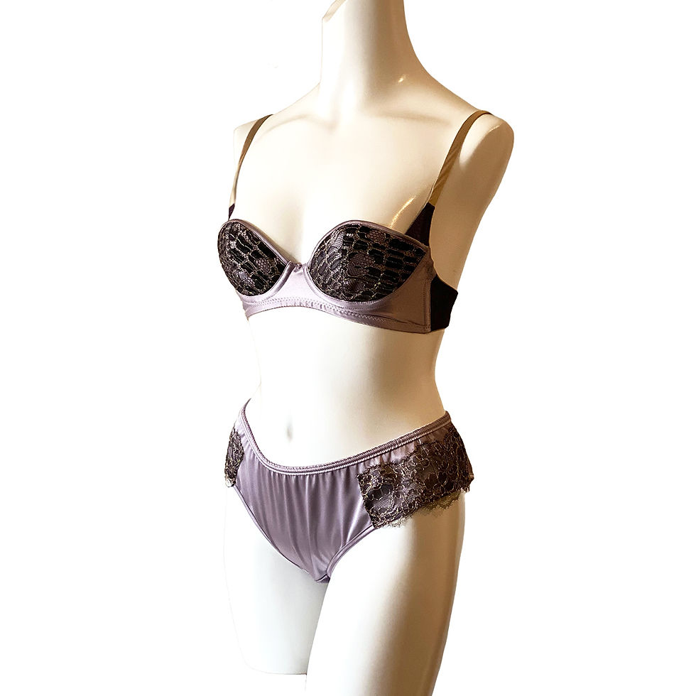 Thumbnail: Balconette Bra - PURPLE RAIN
