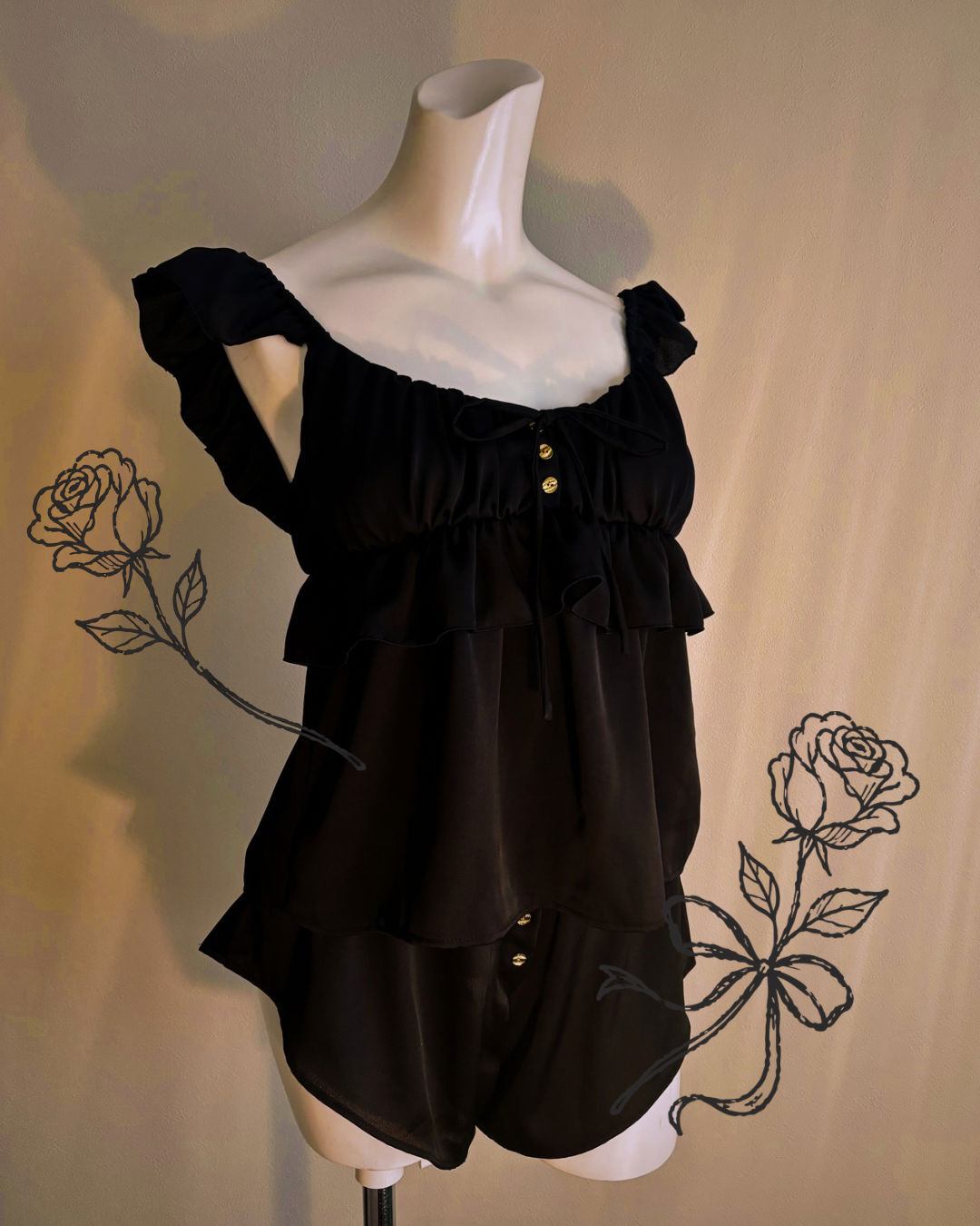 BISOUS Cami - NOIR