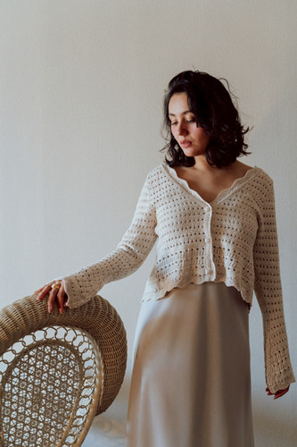 maimia Manon Cardi ブラック 長袖 カーディガン Manon Cardi - NOIR