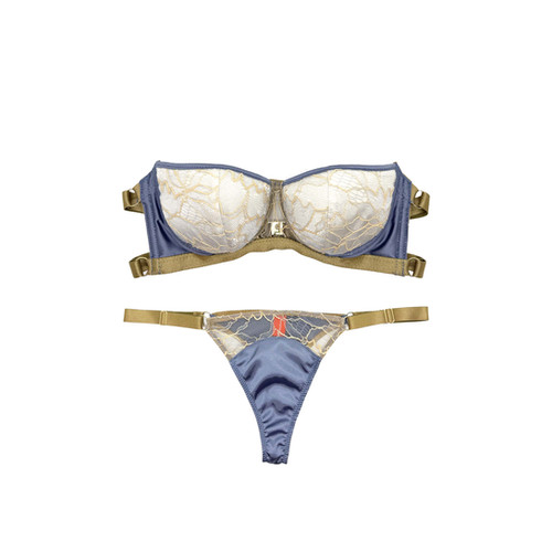 Lace Tanga レースタンガ - AZZURO | Maimia