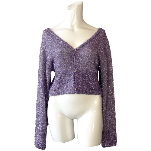 トップス maimia Manon Cardi FLASH - NERO Manon Cardi FLASH - PURPLE RAIN | Maimia