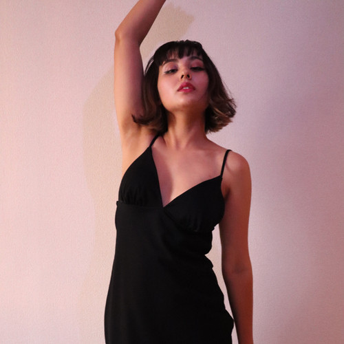 maimia Clubfloor Dress - NERO ブラック Clubfloor Dress - NERO | Maimia