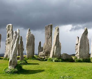 Callanish Stone Circle present day, Isle of Lewis Scotland