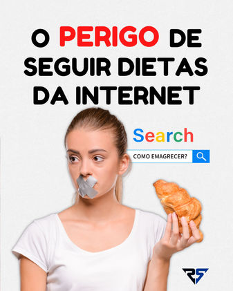 O perigo de seguir dietas da internet