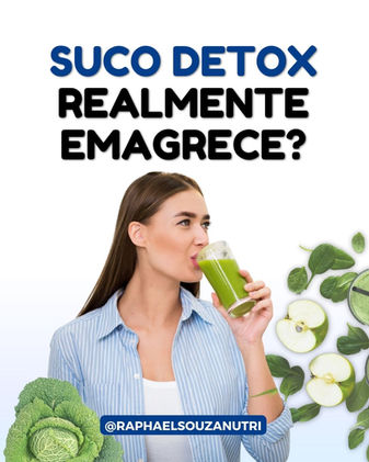 Suco detox emagrece?