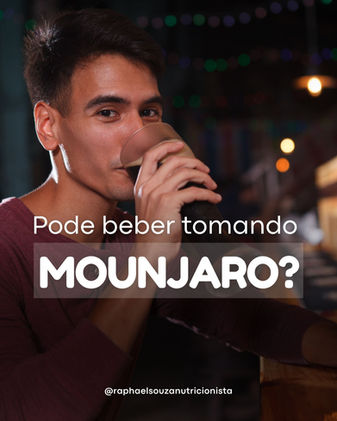 Nutricionista explica: pode beber tomando Mounjaro?