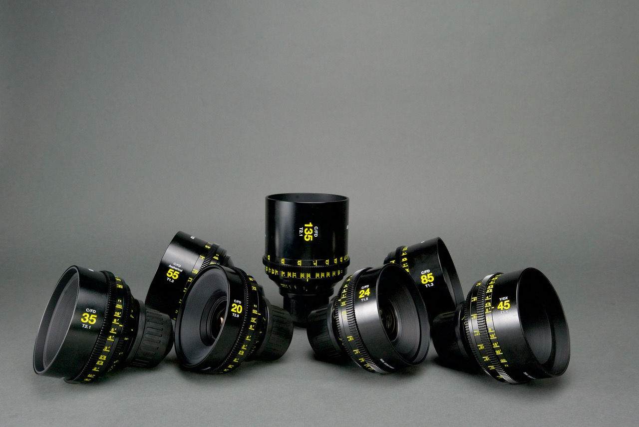 Canon FD GL rehoused 7 lens set