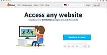 Surf the internet without limits using Hola