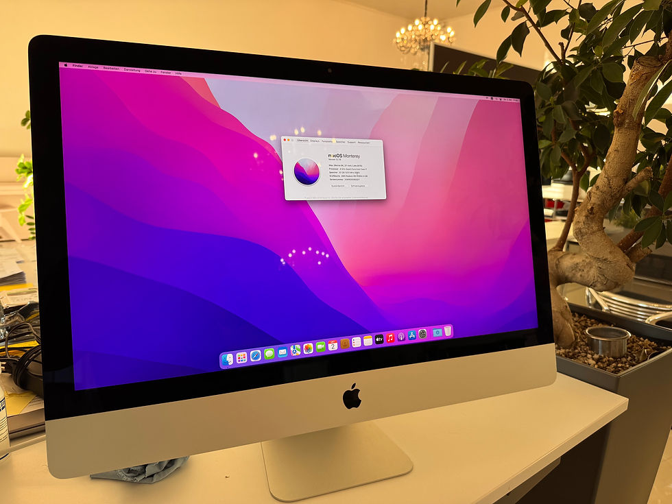 Apple iMac 27" Retina 5K Late 2015 Frontal