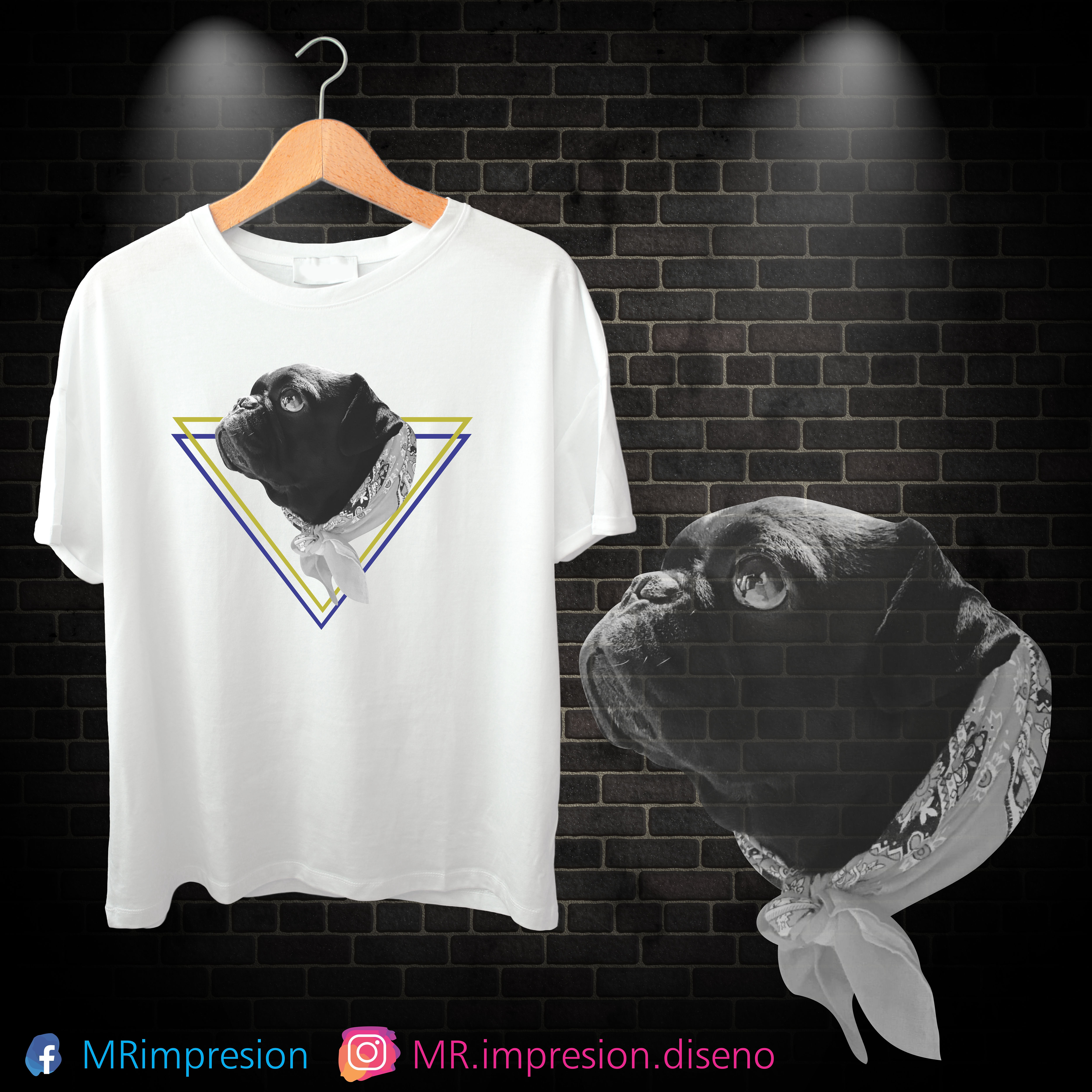 Playera Bull dog