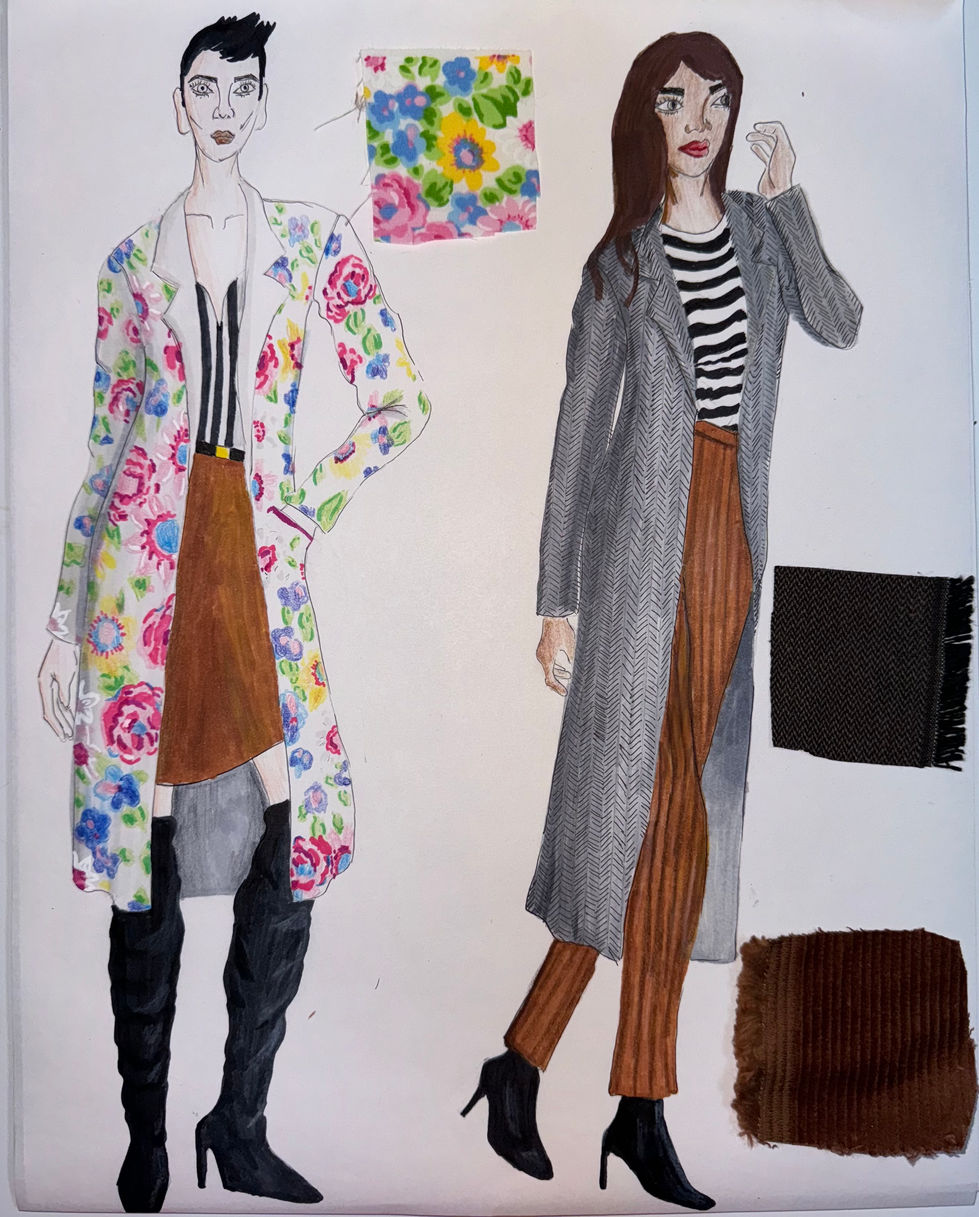 (3/3) Pattern project: Matching illustrated patterns with physical swatches