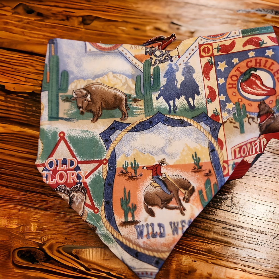 Thumbnail: Dog and cat scarves customized sizes. On the collar or tie on or Velcro.