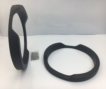 Speaker adapters to mount 10" speakers in saddlebags