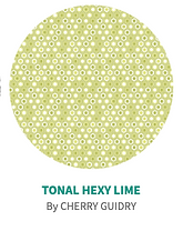 The Stitch Garden range of fabric - Tonal Sexy Lime