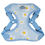 Thumbnail: Doggie Design© Adjustable Wrap and Snap Choke Free Dog Harness - Blue Daisy