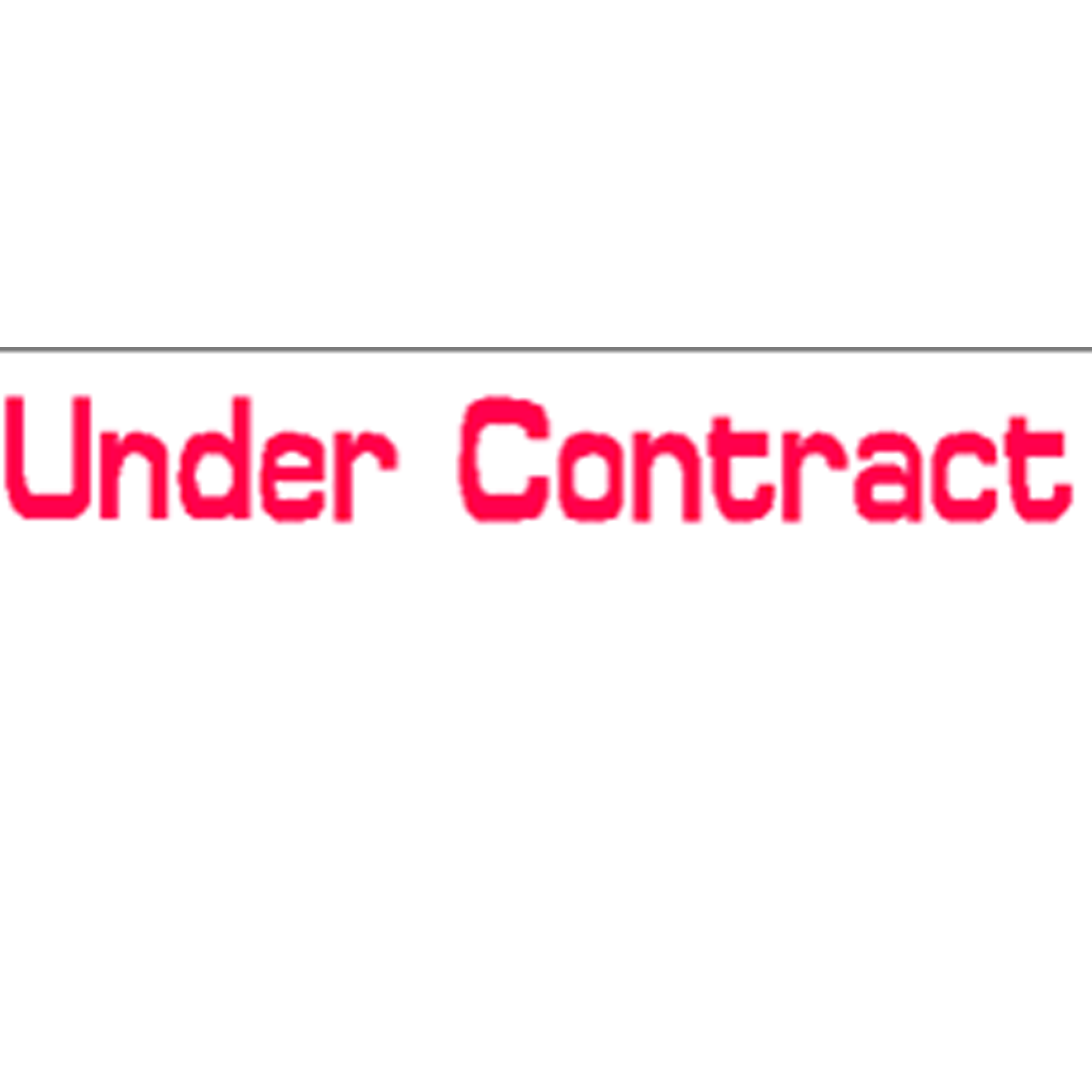 Harveys - Under Contract Overlay Stickers(385mm x 70mm)