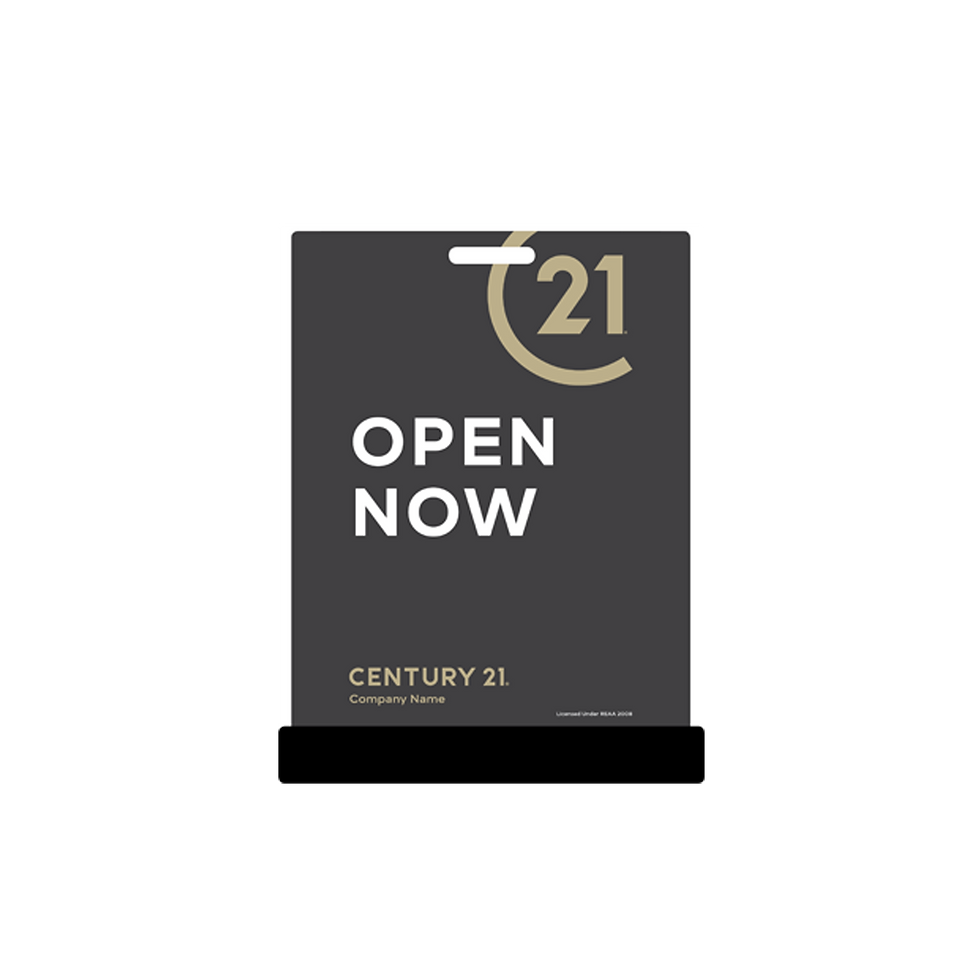 Century 21 - Footpath Signs(Open Now )