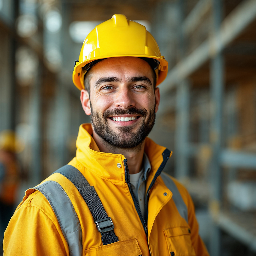 Male Construction Team Member