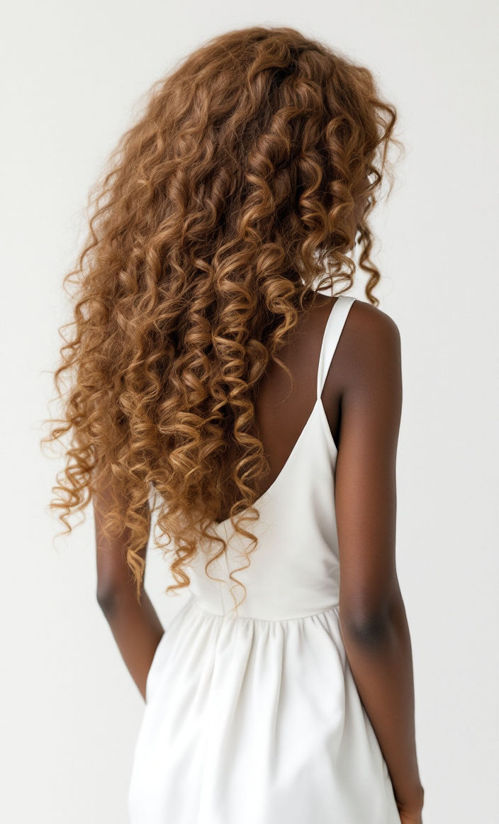 brown wig