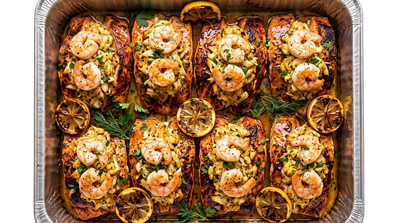 Crab-Stuffed Salmon