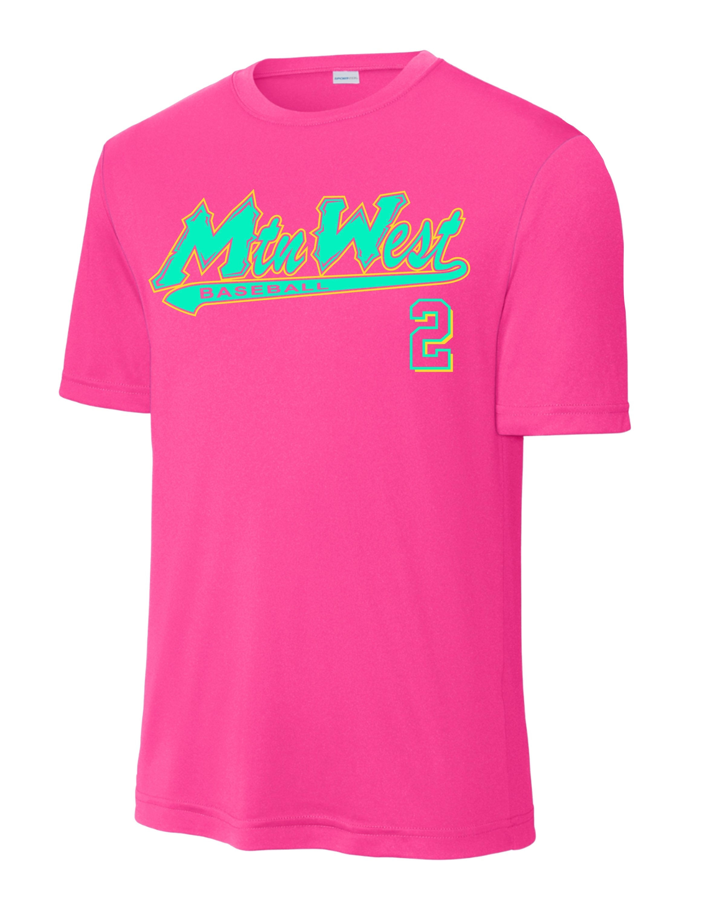 Mountain West Pink City Connect Drifit Tee