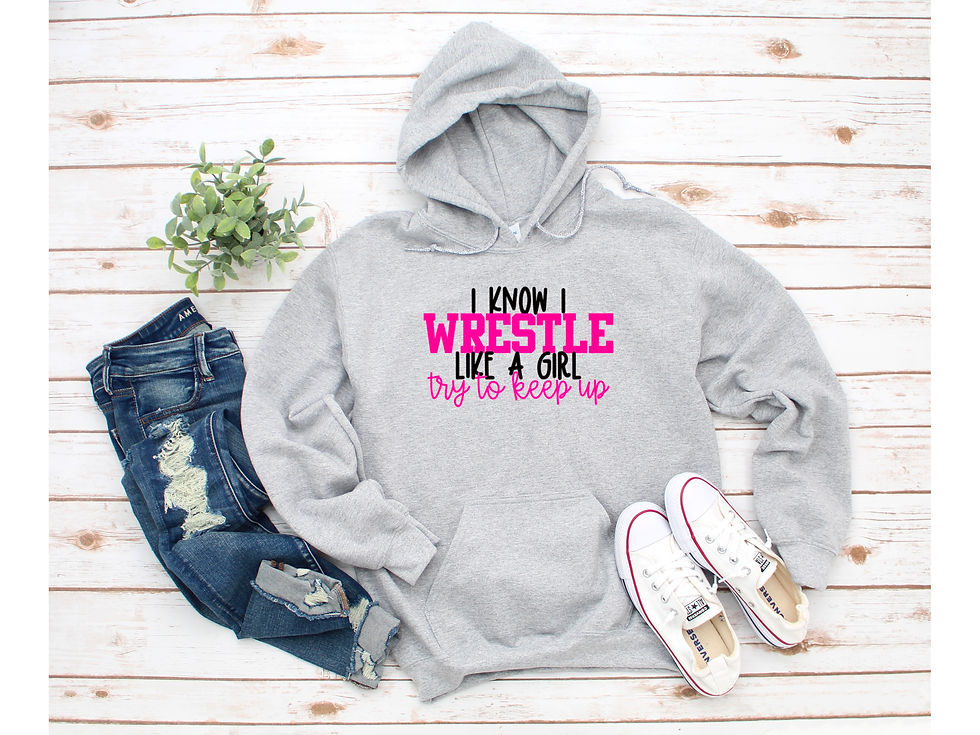 Thumbnail: Wrestle Like A Girl Hoodie