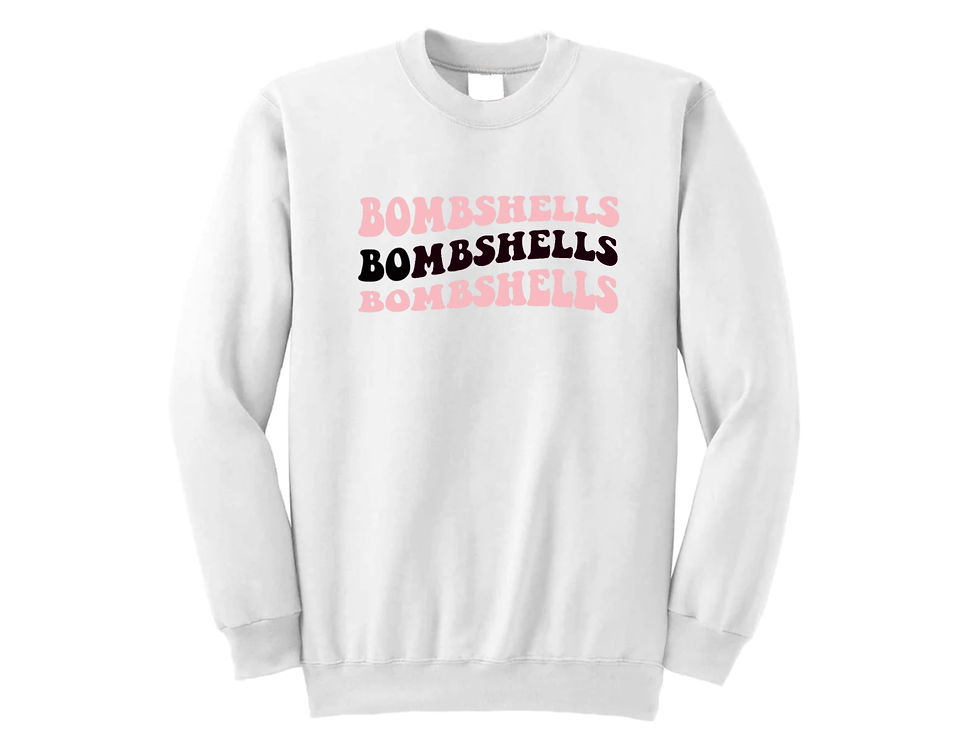 Thumbnail: Fusion Bombshells Groovy Crewneck Sweater