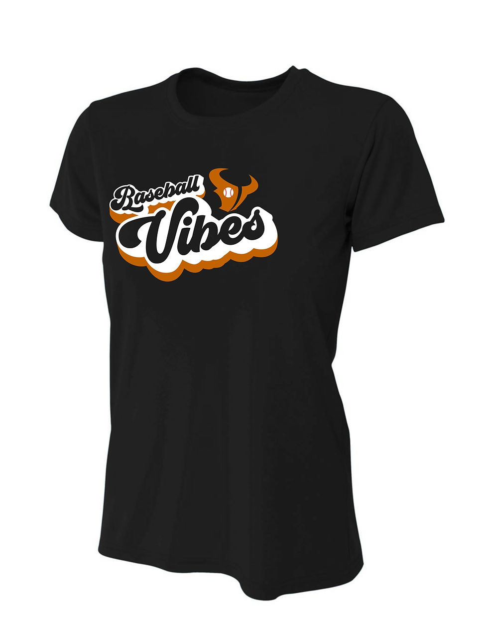Women’s Horns Baseball Vibes Drifit Tee