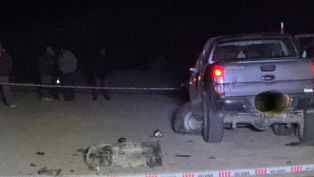 Violento choque entre una camioneta y una moto en la ruta Tudcum–Rodeo