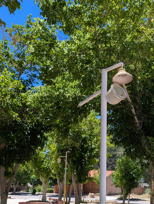 Preocupación por la plazoleta del Barrio América de Rodeo, "se robaron hasta los focos"