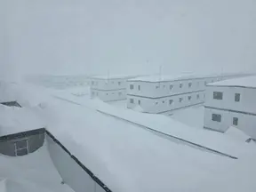El temporal de nieve obligó a reforzar los protocolos en los campamentos mineros de San Juan ante un invierno extremo