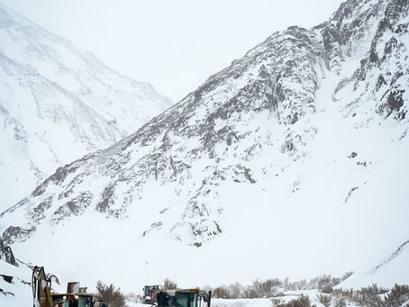 Los Azules desmovilizó preventivamente el campamento Candadito ante el avance de un intenso temporal de nieve