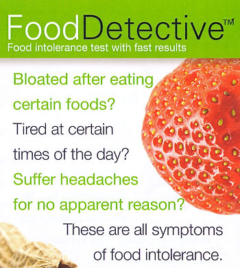 Allergy testing, food intolerance test
