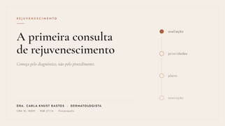 Como é a primeira consulta de rejuvenescimento facial: avaliação, plano e o que esperar