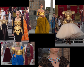 Recent Runway shows where I loved the looks - Dolce & Gabbana Alta Moda Fashion show Hautecouture 25 & Zuhair Murad Runway 25/26 Winter Couture Show.