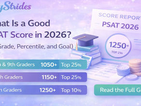 PSAT score benchmarks 2026 infographic showing good scores by grade and percentile