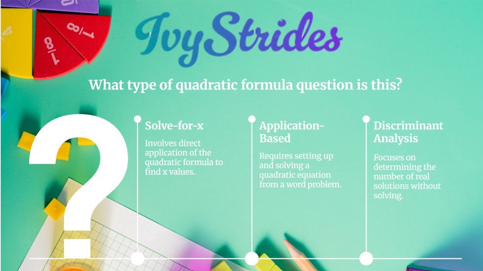 SAT Quadratic Formula Questions